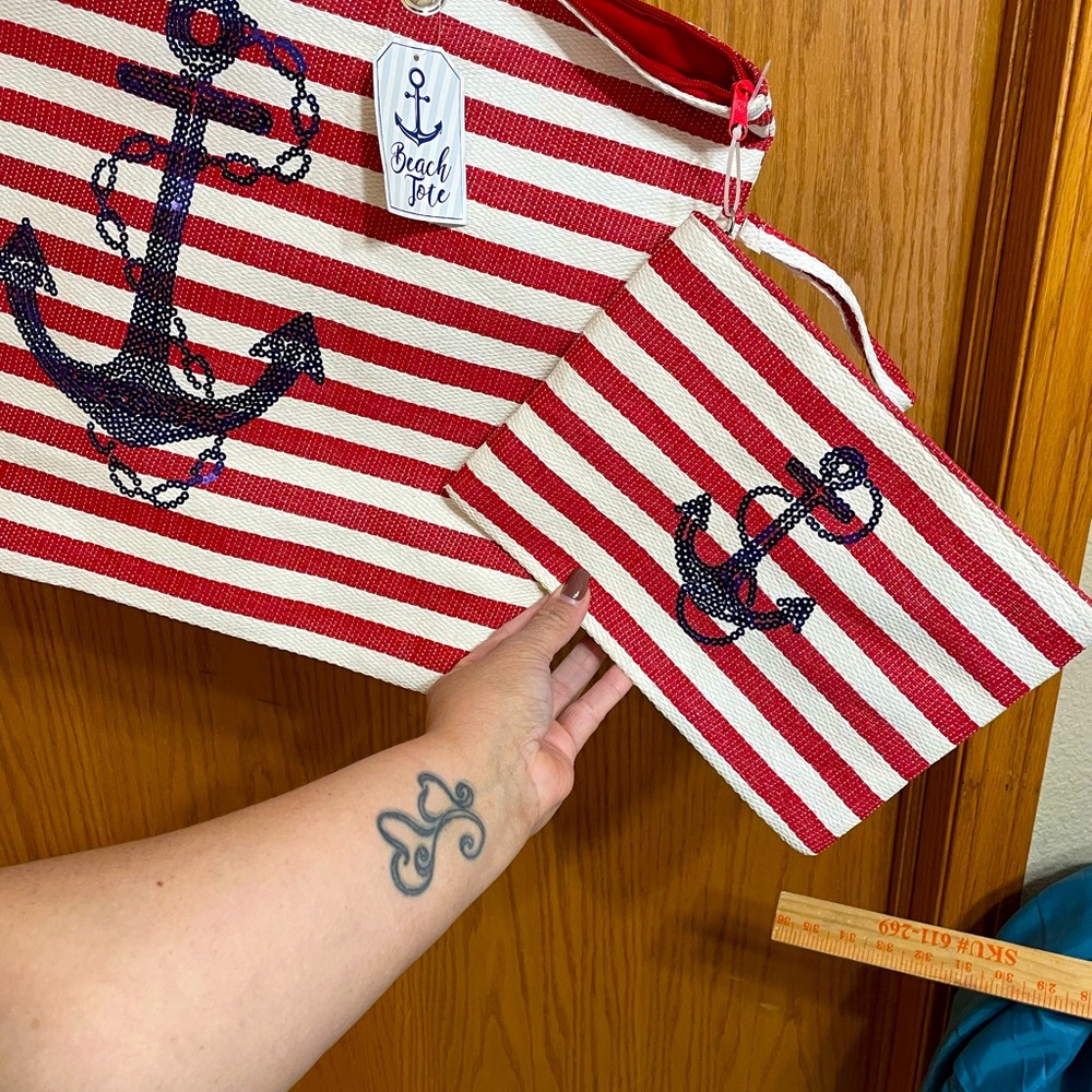 Beach bag tote